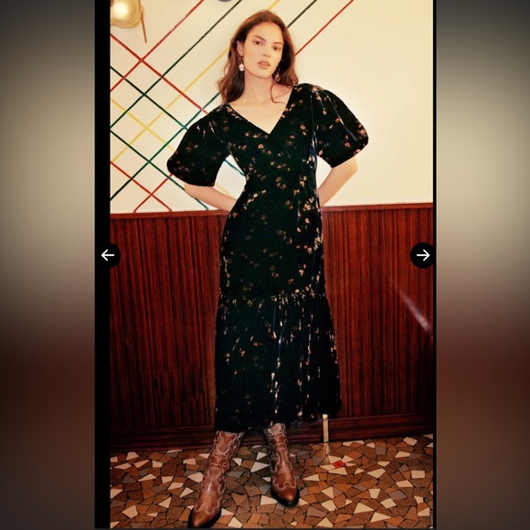 Sea Rayna Velvet Maxi Dress - Picture 2 of 5